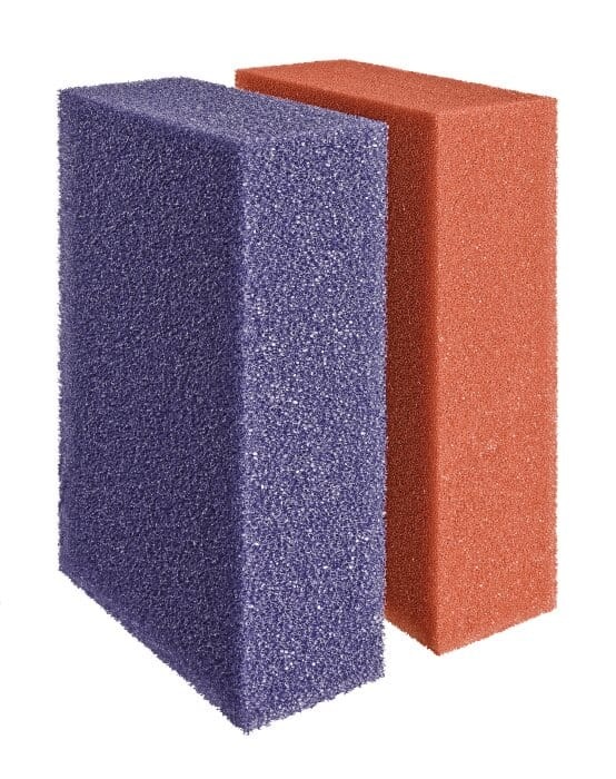 Filterspons ROOD voor Biotec 18-36-60000-140000, nieuw model vervangfilterspons voor Oase screenmatic vijverfilter SET VAN 2.