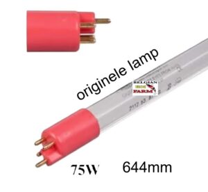 UVC lamp T5 75W Budget flex/techpro3 & dompel, Originele vervanglamp, met rode voet,