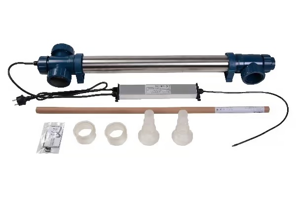 Stérilisateur POWER PLUS UVC 40W AquaForte, filtre uv inox - clarificateur pour bassin