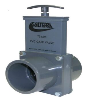 Vanne guillotine 75mm valterra pvc à coller. est recommandé pour les applications plus lourdes