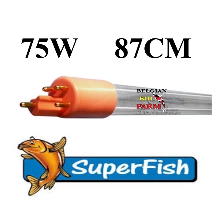 Lampe UVC T5 75W KOI PRO/MASTER Superfish, ampoule UV-C koi pro 75W Superfish Pied orange uv-c superfish (comme sur la photo)
