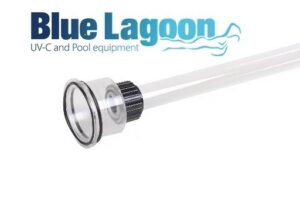 Verre quartz UV-C OZONE 75W BLEU LAGOON AOP