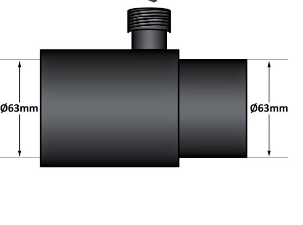 Flow switch pvc adapter pvc 63mm