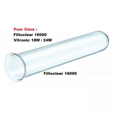 Verre quartz pour Vitronic 18w/24w Oase 21763
