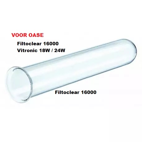 Kwartsglas voor Vitronic 18W/24W OASE 21763 filtoclear 16000