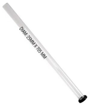 Kwartsglas DOMPEL UV-C 80W amalgaam vervang kwartsbuis aquaforte kwartsmantel