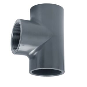 T-90° taraudé 2" PVC pression