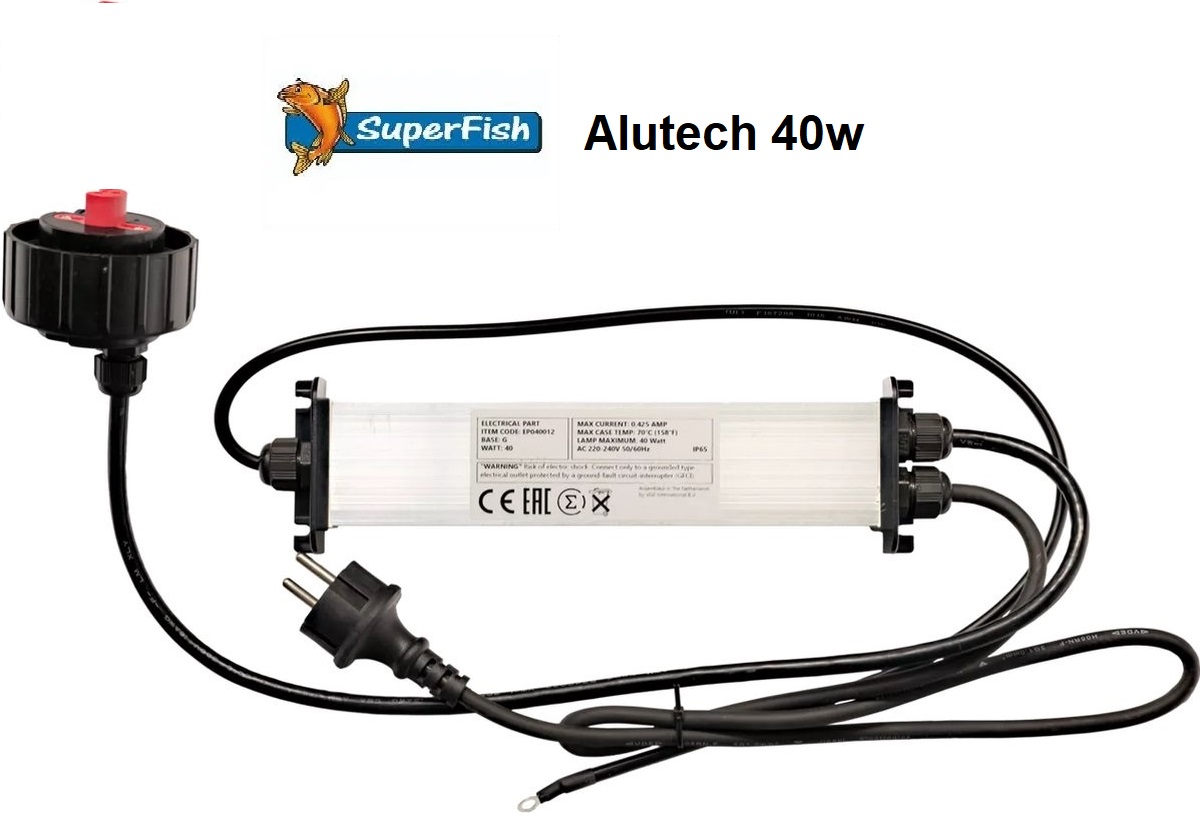Ballast superfish Alutech 40W vervang elektrisch gedeelte