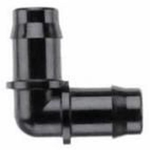 Coude 9 mm noir PE