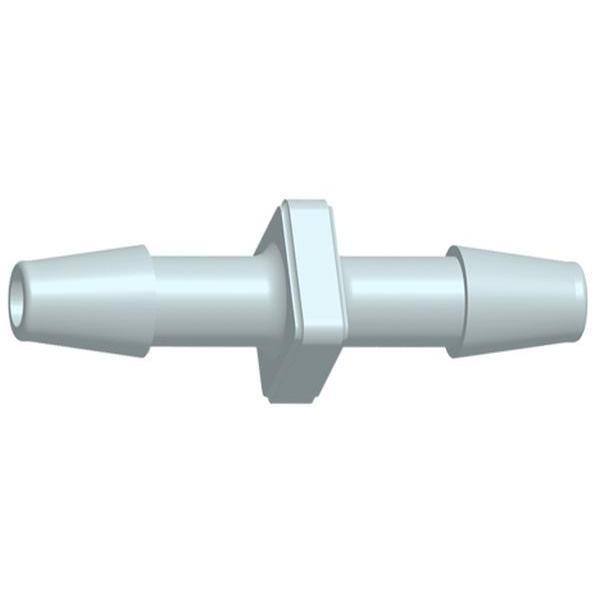 Raccord 9.5 mm blanc PP