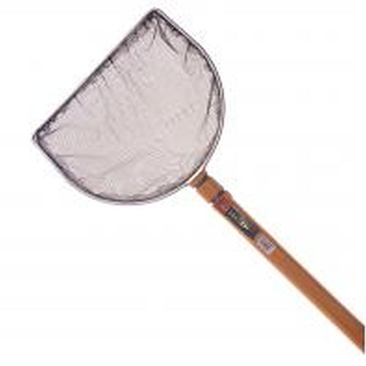 Filet de koi demi-rond 35 cm manche en bois 60 cm