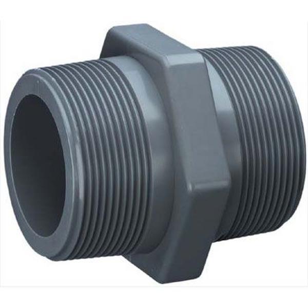 Mamelon ¾" x ¾" fileté PVC