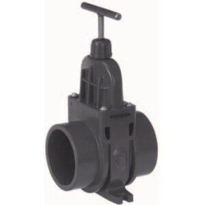 Schuifafsluiter pvc 63mm VDL professionele schuifkraan is geschikt voor industriële toepassingen en zelfs voor bepaalde chemicaliën