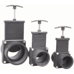 Schuifkraan pvc 110mm Valterra schuifaflsuiter