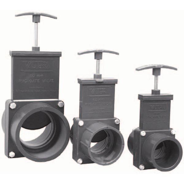 Schuifkraan pvc 110mm Valterra schuifaflsuiter