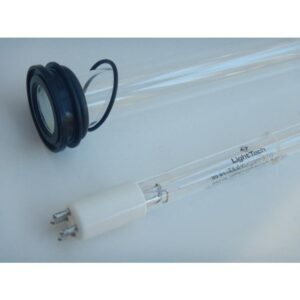 Kwartsglas + lamp voor UVC dompel AMALGAAM 80W (SET)