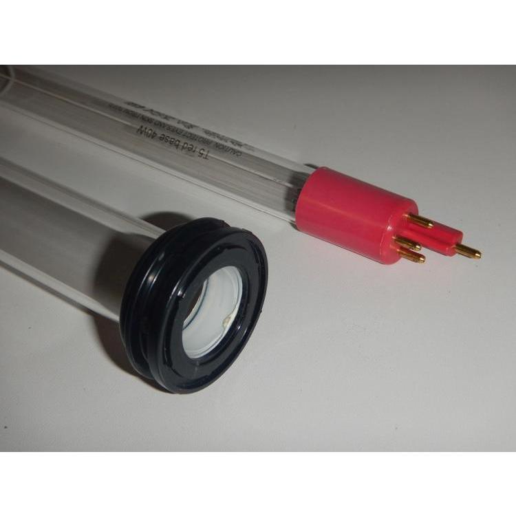 Kwartsmantel + lamp voor dompel uvc 40 Watt (SET)
