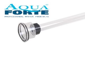 Kwartsglas UV-C 40/75W AQUAFORTE vervang kwartsbuis kwartsmantel geschikt voor diverse UVC toestellen onder andere Blue Lagoon uvc kwartsglas aquasphere uvc xclear uvc aquaforte uvc superfish uvc