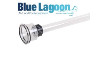 Verre quartz uv-c 130W amalgame INOX BLUE LAGOON