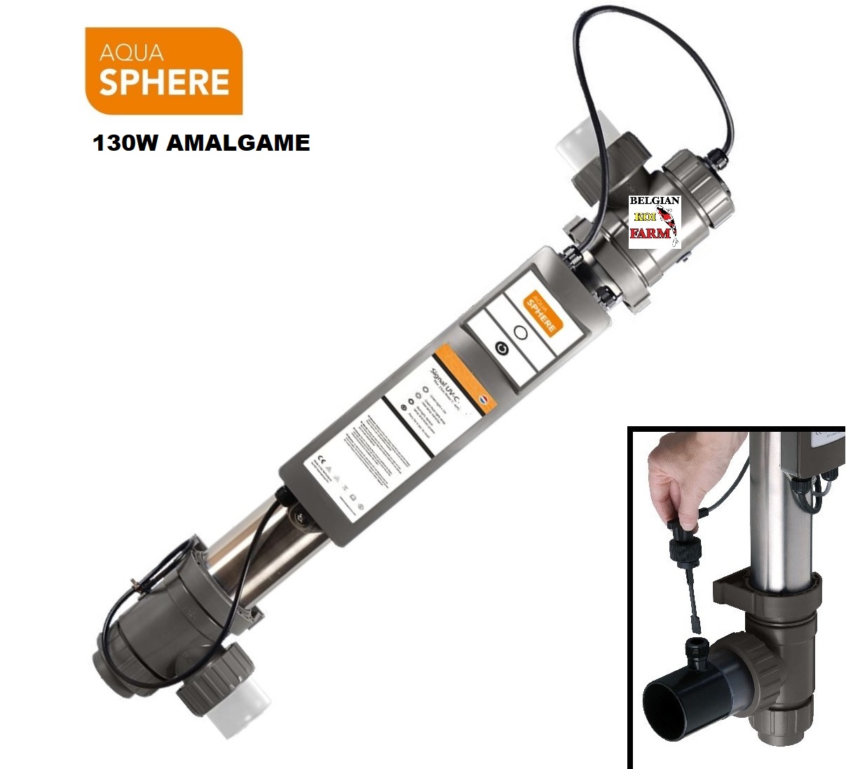 Filtre UVC AQUASPHERE SIGNAL 130W AMALGAME