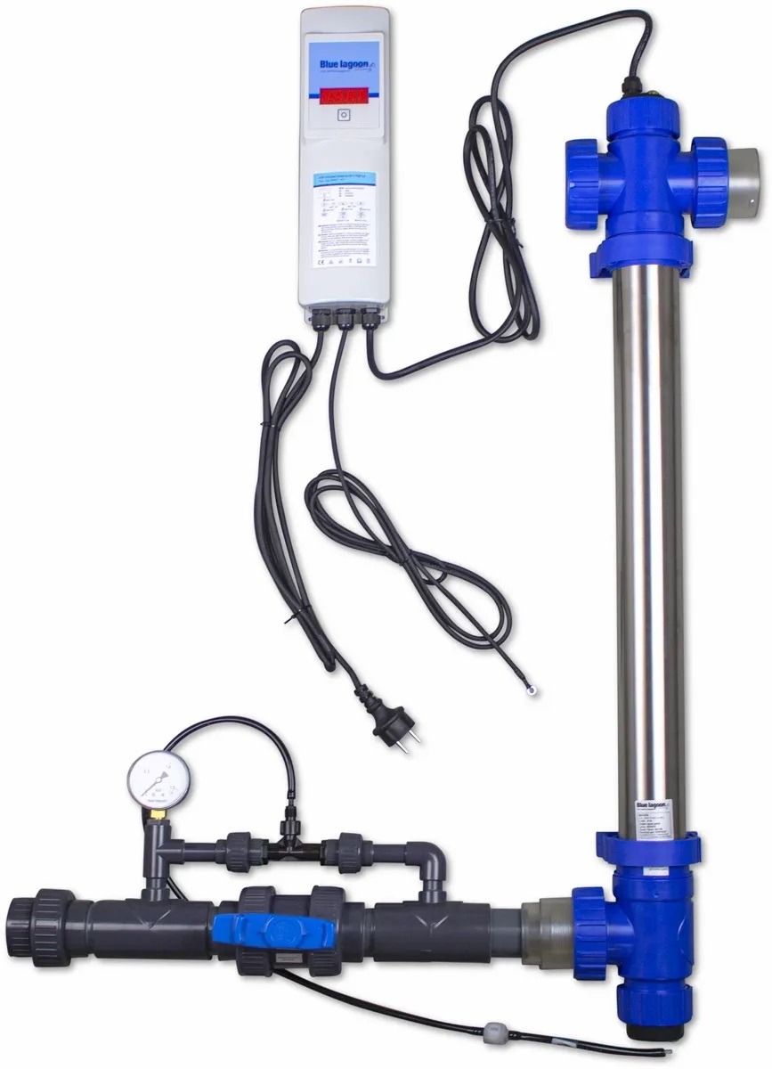 BLUE LAGOON AOP COMPACT Ozon & UV-C 75w combinatie van ozon en uvc voor kraakhelder zwembad zonder chloor AOP Technologie (Advanced Oxidation Proces)