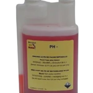 PH- 1000 ml voor vijvers met vissen verlaagt de Ph op natuurlijke wijze