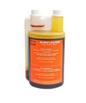 ACRIFLAVINE HCL 1% 1Liter. anti-parasiet en antibacterieel