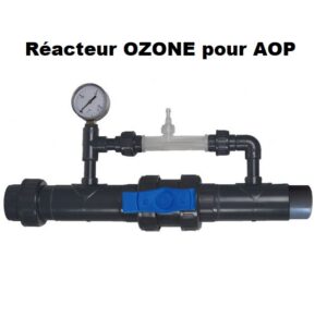 Kit de réacteur Ozone universel pour injecter de l'ozone dans un système de tuyauterie en PVC. Pièce détachée pour appareil Advanced Oxidation Process, TurbO3, et appareils Blue Lagoon AOP