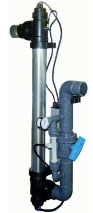 Ozon UVC Redox Turb03 high pressure de ideale combinatie van ozon en uvc voor désinfectie en kraakhelder zwembad of vijver debiet tot 20m3