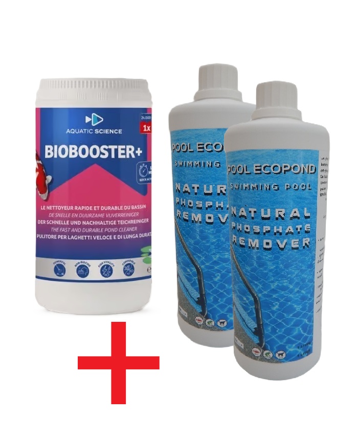 Biobooster+ 24000 24m3 anti fosfaat 2L duo pack