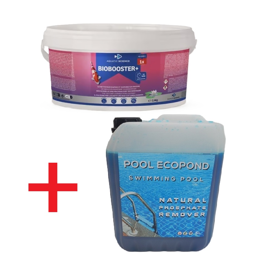 Biobooster+ 40000 40m3 anti fosfaat duo pack