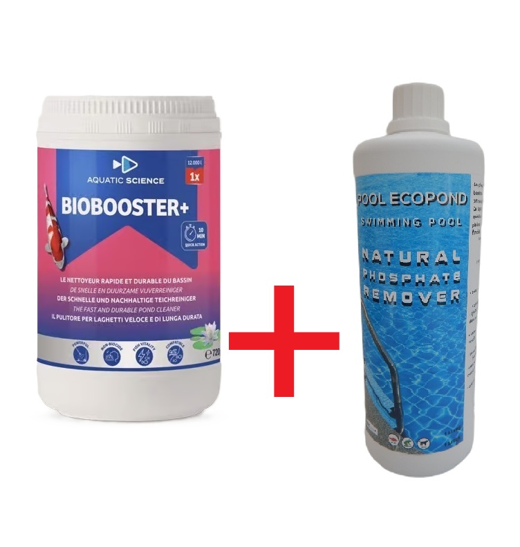 Biobooster+ 12000 12m3 anti phosphate pack duo