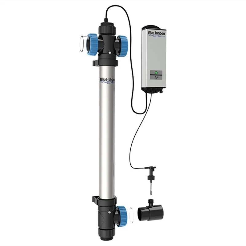 BLUE LAGOON Xpert DUPLEX 140W UV-C voor kraakhelder zwembad chloor en zoutwater bestendig. Geschikt voor grote vijvers en grotere zwembaden